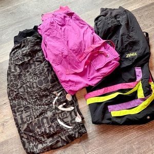 Lot of (3) Zumba cargo pants for dance fitness